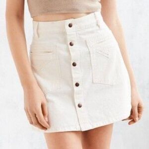 ObjectsWithoutMeaning by UO Cream skirt